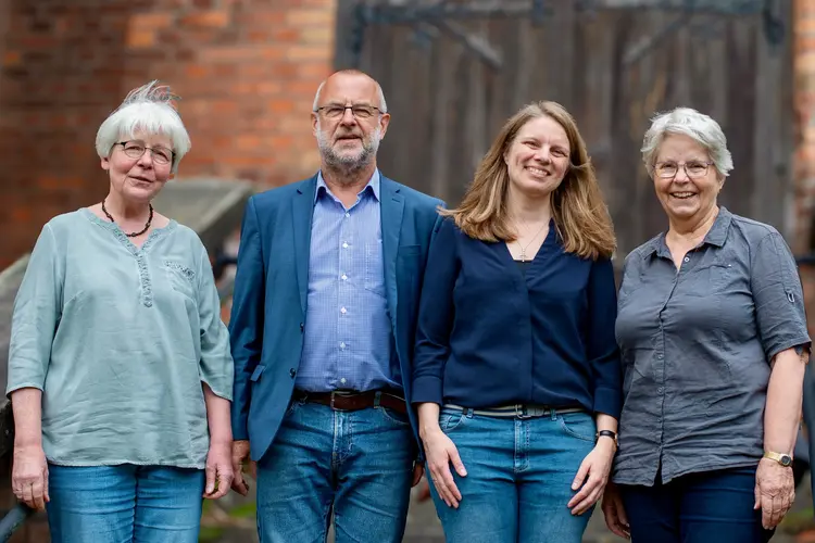 Das Leitungskollegium: Dorothea Hartmann, Christoph Brust, Birgitte Koppehl, Christiane Werner (v.l.n.r.)